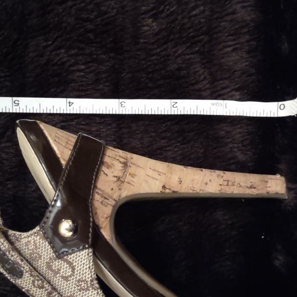 Women's platform stiletto sandals. Size 6. - Picture 8 of 9